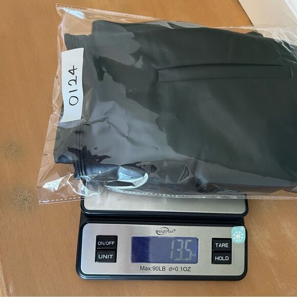 Abercrombie & Fitch Faux Leather Black Mini Dress NEW Size Medium Tall - Picture 12 of 12